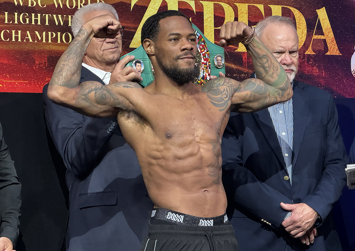Lamont Roach Jr. is determined to deliver the victory after two draws. We predict he will be successful on Saturday. Photo: Gayle Falkenthal for NY Fights Roach Jr vs Zepeda