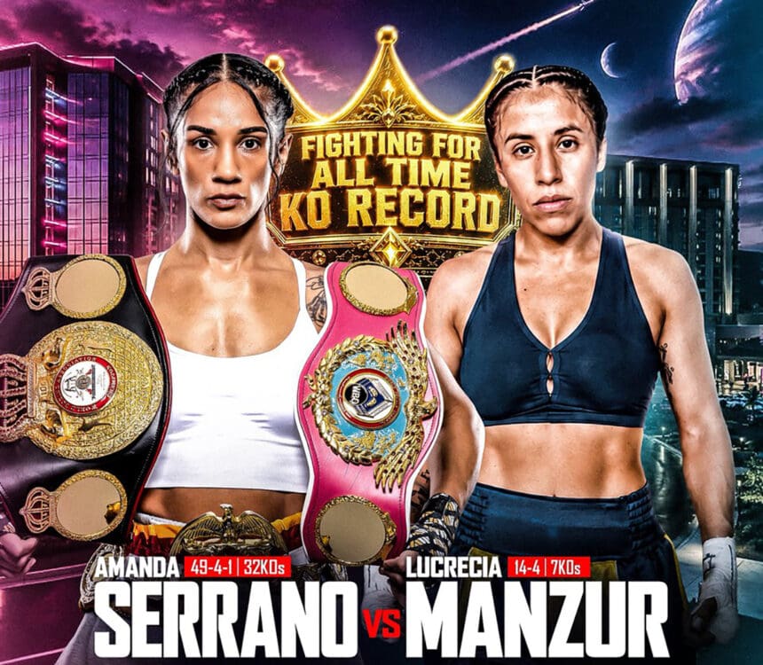Amanda Serrano will attempt to break the all-time women's knockout record on August 21 - on TikTok LIVE. Photo: MVP