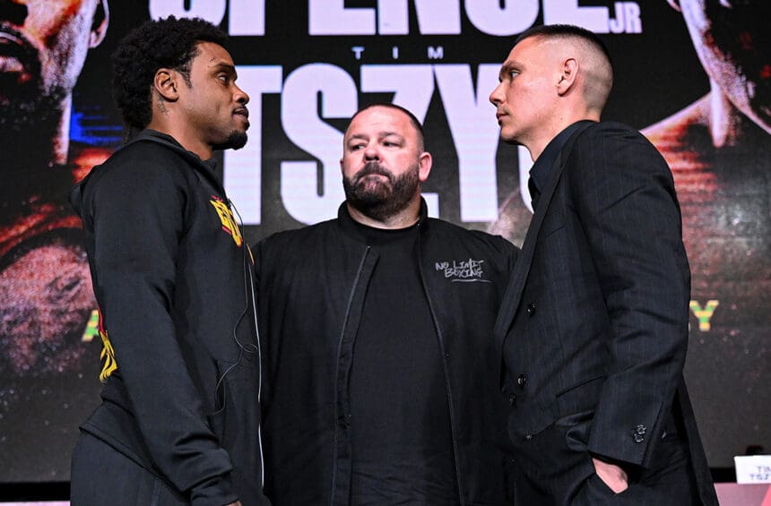 What versions of Errol Spence Jr. and Tim Tszyu will fans see on Saturday in Sydney, Australia? Photo: No Limit Boxing