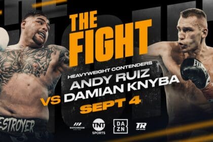 The new boxing series on TNT Sports is counting on Ruiz Jr. vs Knyba to keep delivering big viewer numbers in September.