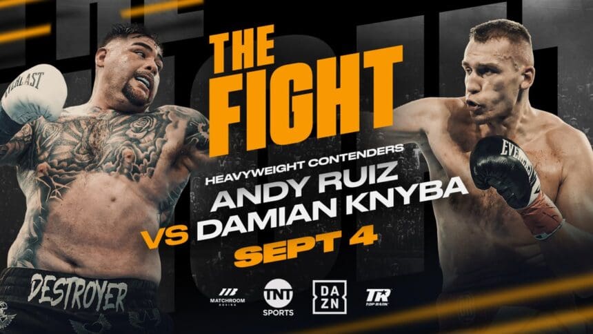 The new boxing series on TNT Sports is counting on Ruiz Jr. vs Knyba to keep delivering big viewer numbers in September.