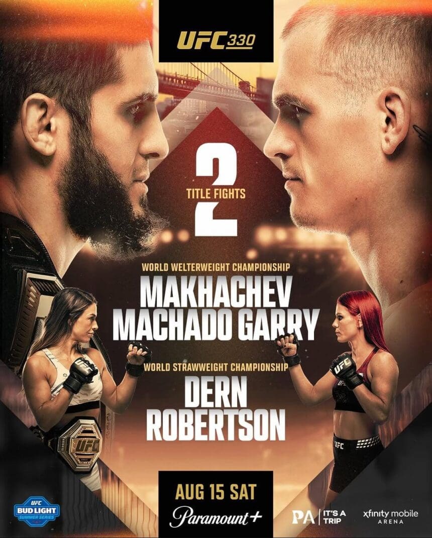 UFC 330 Official Poster