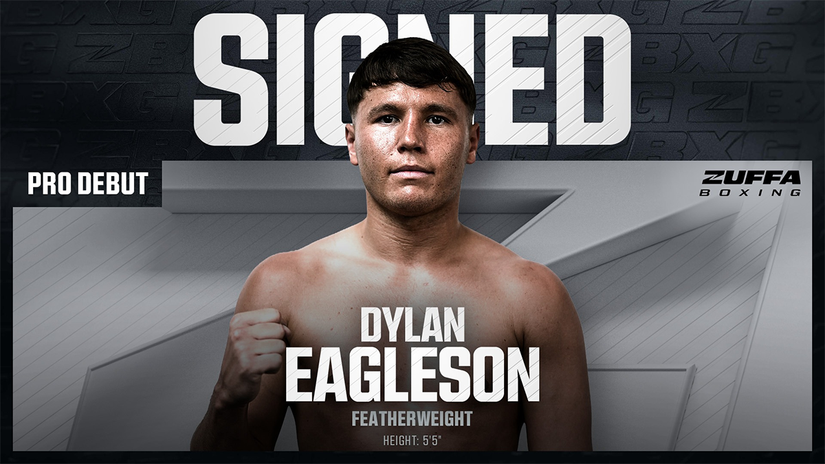 Irish amateur standout Dylan Eagleson will make his Zuffa debut on a significant card on his home soil. Photo: Zuffa Boxing Zuffa signings
