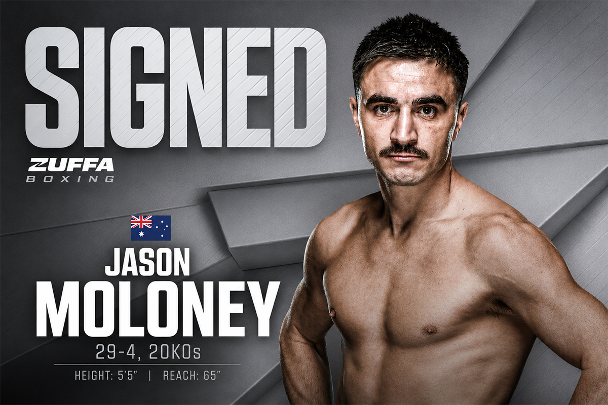 The Zuffa signing of popular Australian fighter Jason Moloney gives it a foothold down under. Photo: Zuffa Boxing