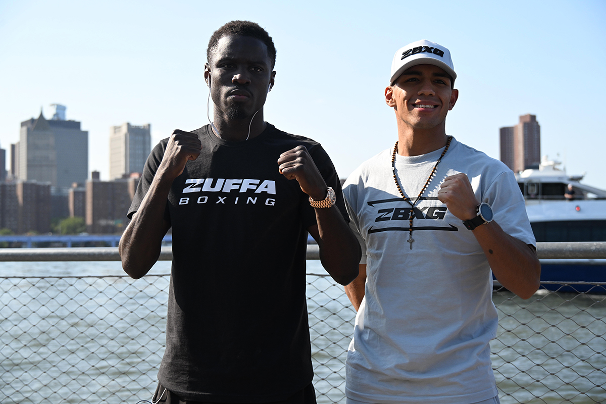 Richardson Hitchens is eager to finally get into the ring after missing his final junior welterweight title defense earlier this year. He will face Ricardo Salas. Photo: Zuffa Boxing 09