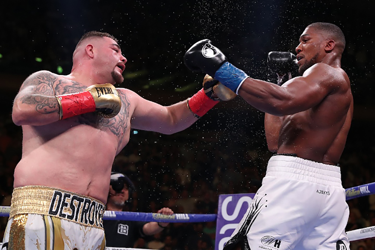 Former heavyweight world champion Andy Ruiz Jr. is back, and Matchroom Boxing has got him. Photo: Ed Mulholland/Matchroom Boxing UK