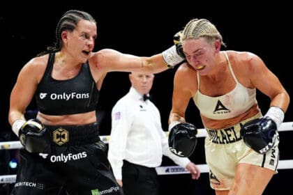Chantelle Cameron handed Mikaela Mayer her third loss on British soil Saturday. Get ready for the rematch. Photo: Most Valuable Promotions