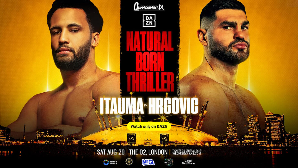 Queensberry Promotions calls the Saturday fight card featuring Itauma vs Hrgovic "Natural Born Thriller."
