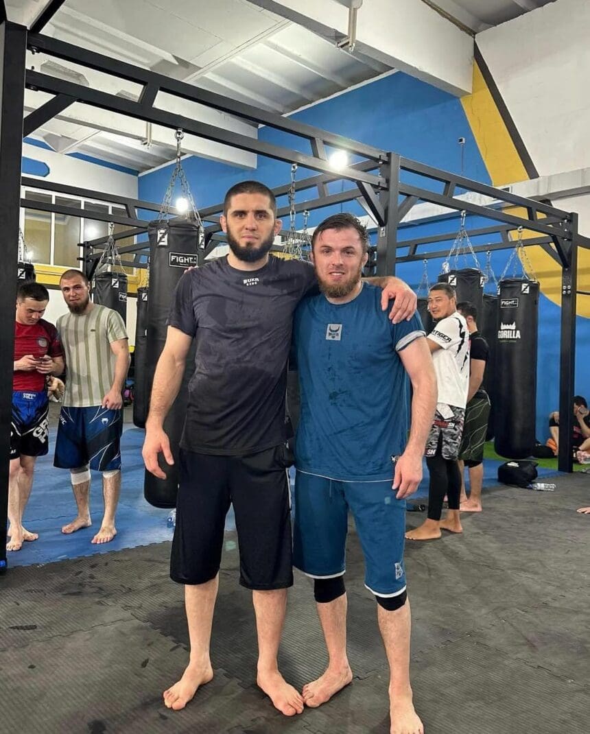 Magomed Magomedov and Islam Makhachev