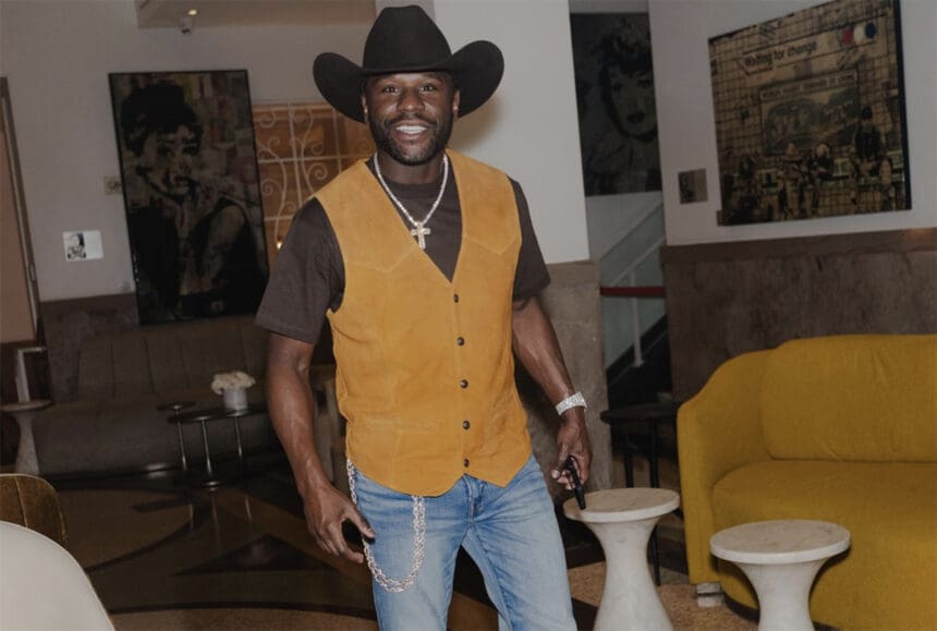 There's a new sheriff in town: Floyd Mayweather and Mayweather Promotions announce a new parntership with Nashville's Country Box. Photo: Floyd Mayweather/Instagram