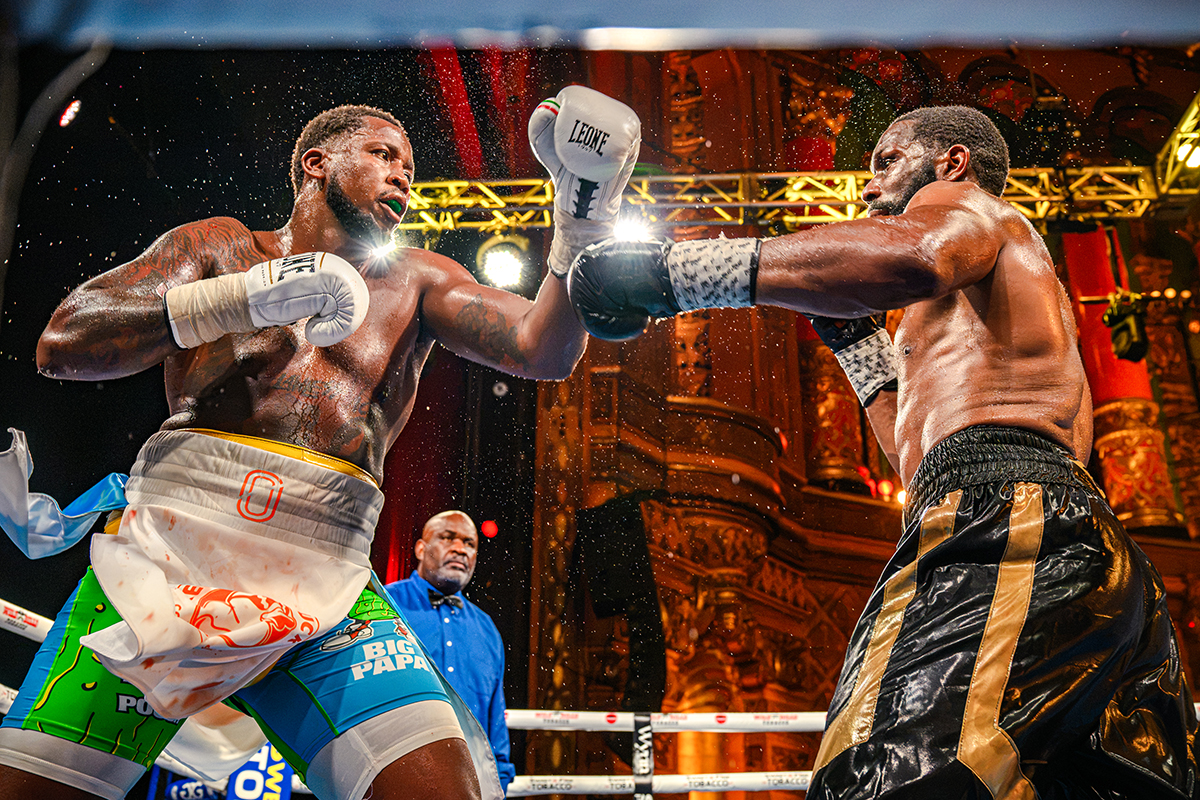 At age 41, Bryant Jennings was slow in pulling the trigger against Brandon Moore. Photo: Andrew Potter, Salita Promotions
