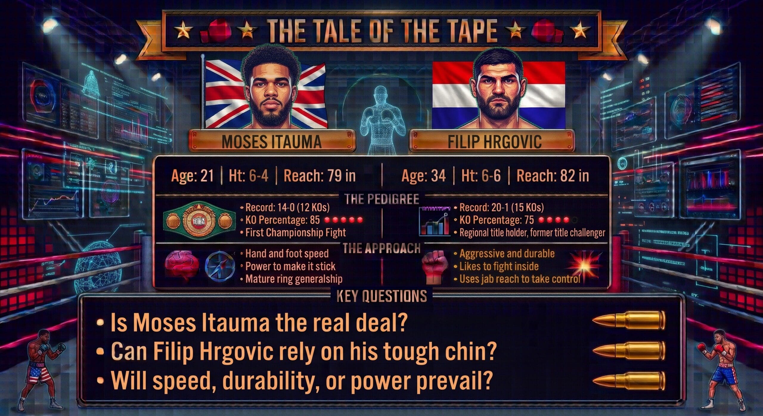 Tale of the Tape: Itauma vs Hrgovic. Graphic: Gayle Falkenthal / Gemini
