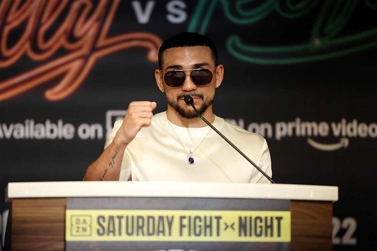 Teofimo Lopez Jr. is building his career and his life brick by brick. Photo: Cris Esqueda, Premier Boxing Champions