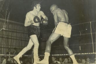 Bobby Cassidy Sr. wins a decision over Bob Warthen in 1970 at the Audubon Ballroom. Photo: Courtesy Bobby Cassidy Jr. Review