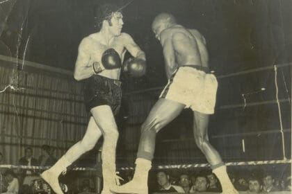 Bobby Cassidy Sr. wins a decision over Bob Warthen in 1970 at the Audubon Ballroom. Photo: Courtesy Bobby Cassidy Jr. Review