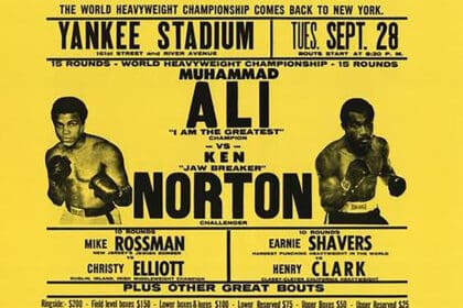Ali vs Norton 3 at the original Yankee Stadium concluded an era of boxing in New York City 50 years ago. Photo: BoxRec Wiki