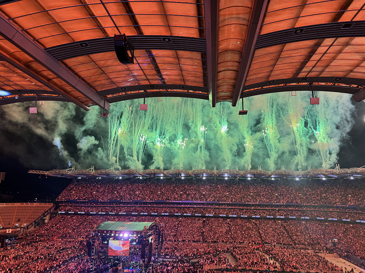 Ireland celebrates what Katie Taylor means to their nation on Saturday. Photo: Gayle Falkenthal