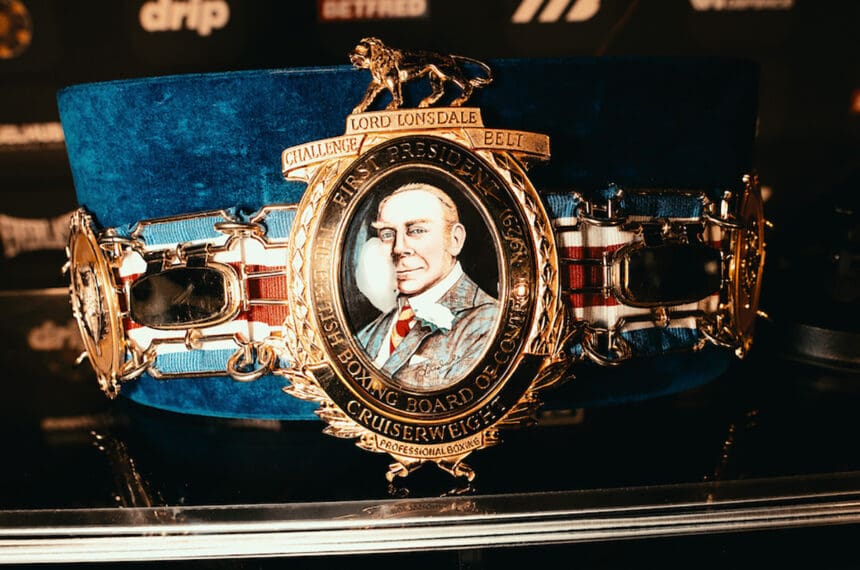 The Lonsdale Belt is among the most prestigious in boxing - but many American fans don't know its history or requirements. It will be at stake Saturday between John Hedges and Pat Brown. Photo: Matchroom Boxing