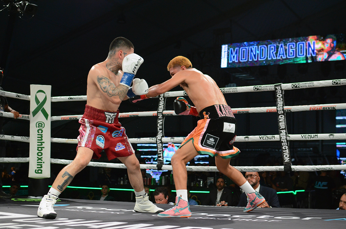 Michael Bracamontes built an early lead Eric Mondragon couldn't overcome. Photo: Championing Mental Health