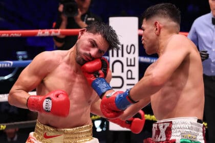 Alexis Rocha had a relatively easy win over former world champion Jose Ramirez in his latest run toward a title fight. Photo: Ed Mulholland, Zuffa Boxing Garcia vs Benn undercard