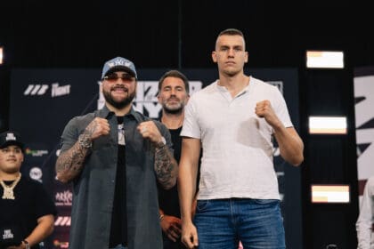 Does Andy Ruiz Jr. have what it takes to make another run at a heavyweight title? The first step starts Friday against Damien Knyba. Photo: Matchroom Boxing