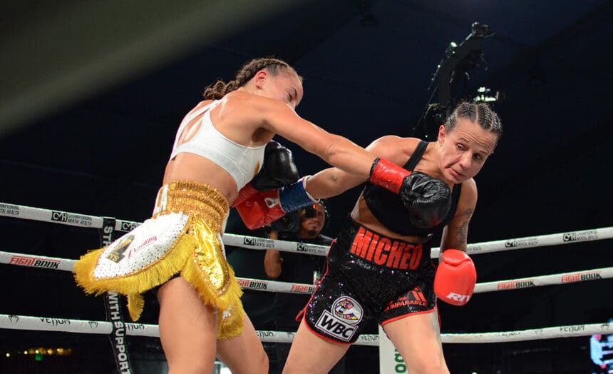 Mai Soliman and Maria Micheo promised to run it back after a draw on Saturday. Photo: Championing Mental Health