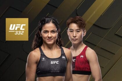 UFC 332 Natalia Silva and Wang Cong