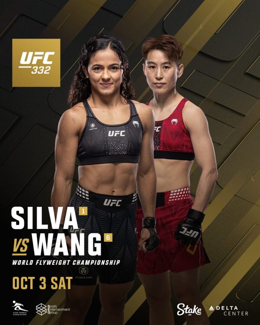 UFC 332 Natalia Silva and Wang Cong