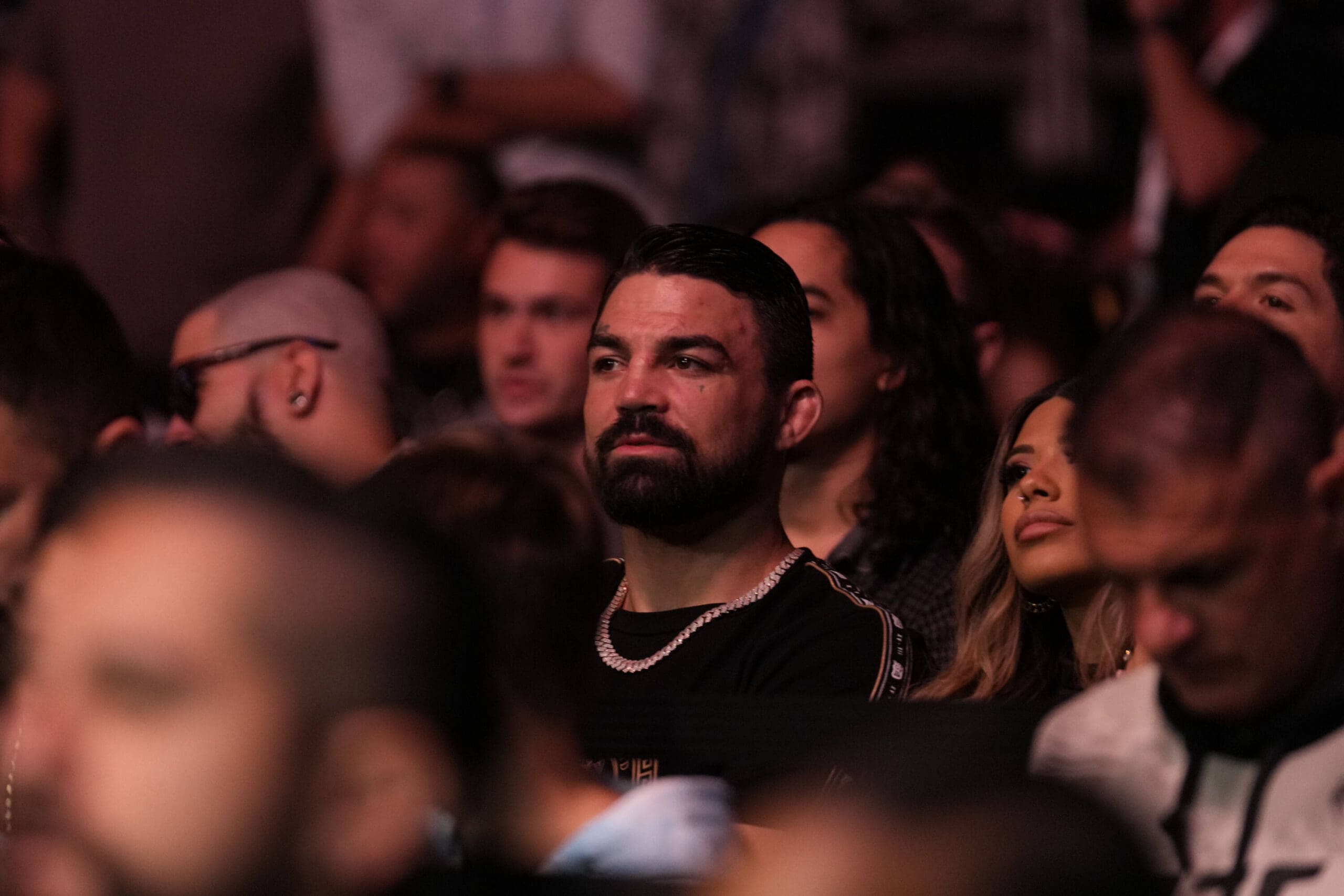 Mike Perry in attendance at Amway Center for UFC event