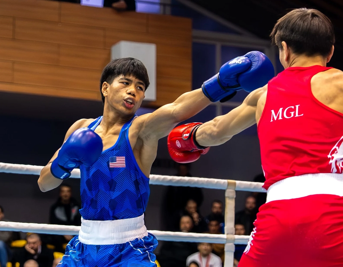 Lorenzo Patricio is still just 19 years old but getting impressive results. Photo: USA Boxing