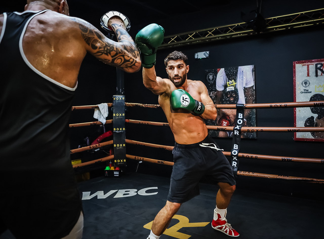 Ermal Hadribeaj made a successful transition from MMA eight years ago. He hopes to become boxing's first champion from Albania. Photo: Kerry Foley