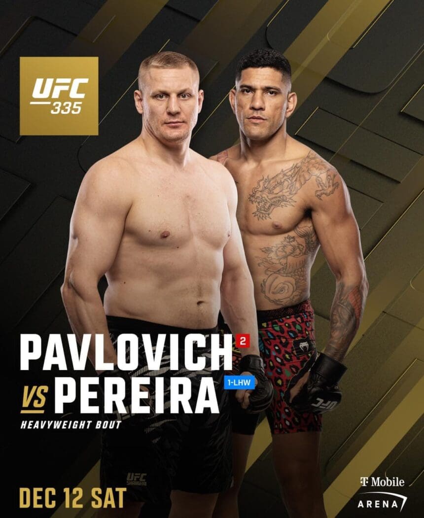 Alex Pereira vs. Sergei Pavlovich set for UFC 335
