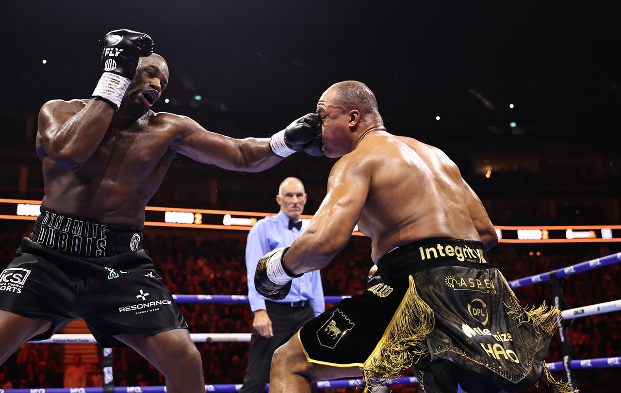 Daniel Dubois came in focused with only one outcome in mind: a more significant victory than in the first fight. Photo: Queensberry Promotions