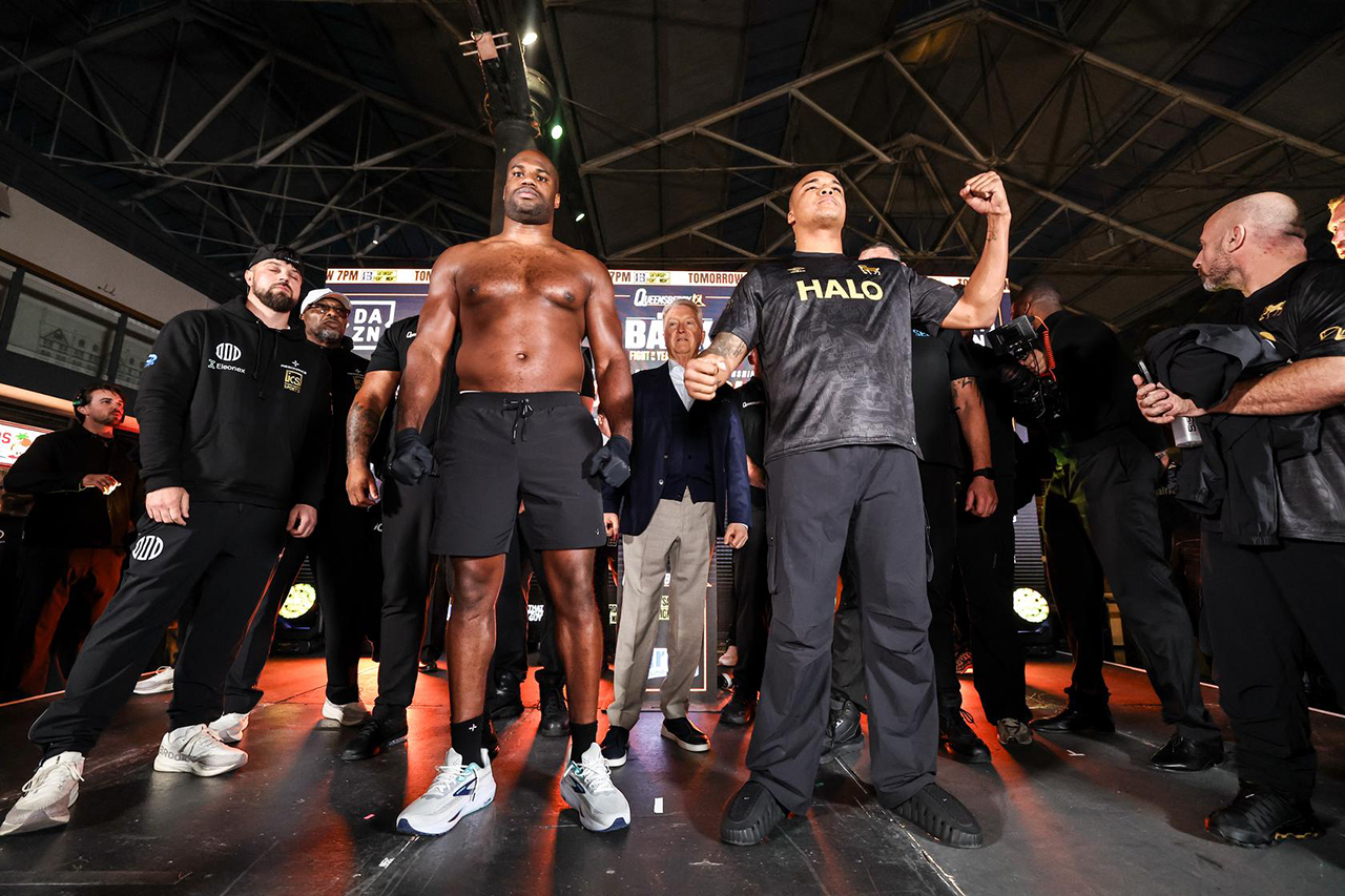 Daniel Dubois has an intense personality. Fabio Wardley has been congenial and relaxed leading up to the rematch. Photo: Queensberry Promotions