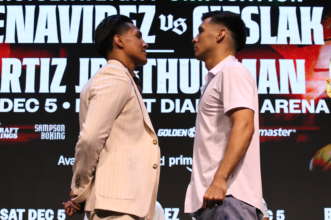 Emiliano Vargas plans another flashy win against Omar Juarez. Photo: Eric Dearborn, DAZN