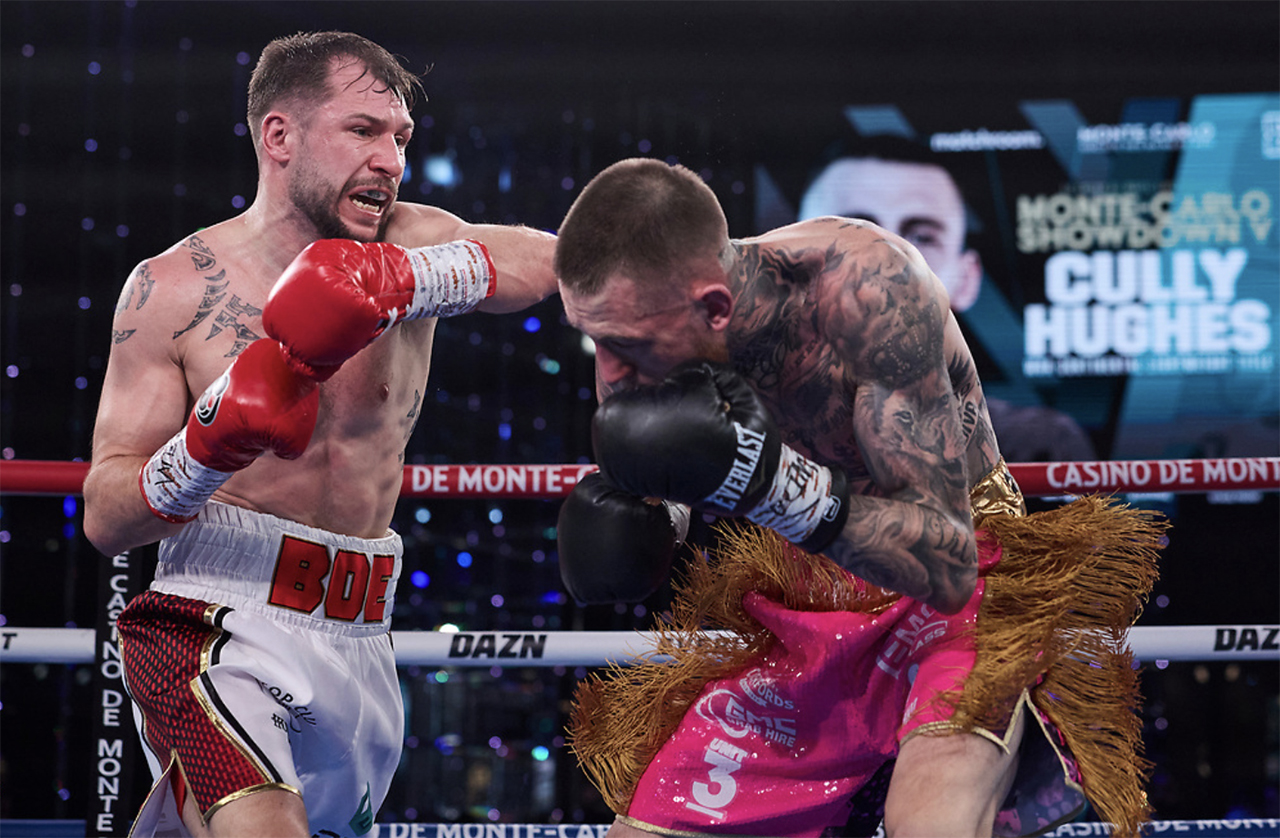 Can Maxi Hughes repeat his upset win over Gary Cully on Saturday against another undefeated prospect in George Visioli? Photo: Mark Robinson, Matchroom Boxing