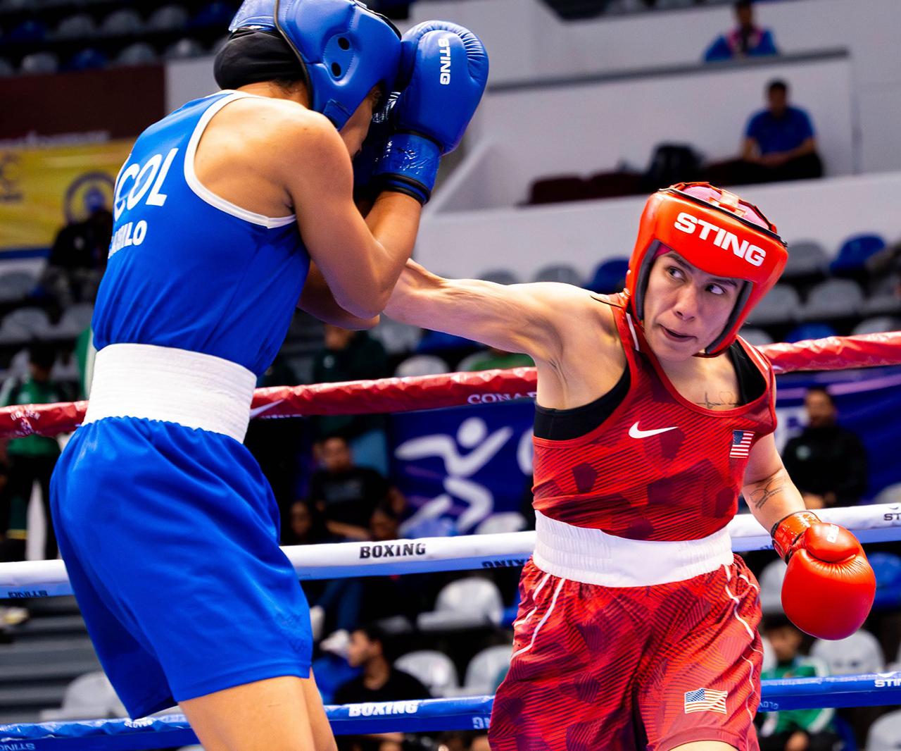 Lightweight division competitor Jajaira Gonzalez won her first gold medal of 2026 in Mexico. Photo: USA Boxing