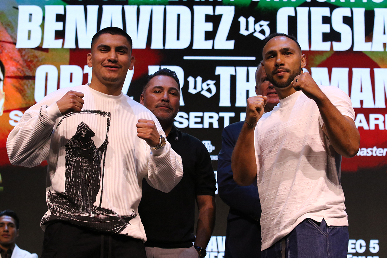 Vergil Ortiz Jr. is genuinely enthusiatic about his upcoming fight with veteran champion Keith Thurman Jr. Photo: Eric Dearborn, DAZN