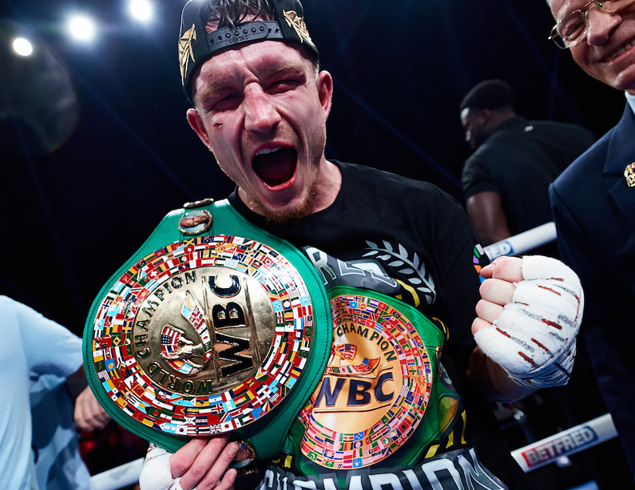 Dalton Smith said he wasn't letting his WBC World Super Lightweight title go. Photo: Mark Robinson, Matchroom Boxing