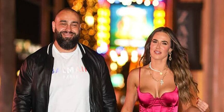 Rusev and CJ Perry (Lana)