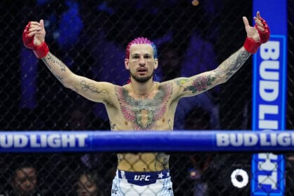 June 14, 2026, Washington, District Of Columbia, USA: UFC Bantamweight fighter Sean O Malley celebrates after defeating Aiemann Zahabi during the Freedom 250 UFC fight card on the South Lawn of the White House in Washington DC on Sunday, June 14, 2026. The mixed martial arts bouts are being held as part of President Trump s 80th birthday weekend activities Washington USA - ZUMAs152 20260614_faa_s152_224 Copyright: xBonniexCashx-xPoolxviaxCNPx