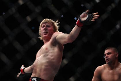 Sport Themen der Woche KW11 Sport Bilder des Tages UFC Fight Night 204-London 2022 Paddy Pimblett celebrates his submission win over Kazula Vargas during UFC Fight Night 204 at the O2 Arena, Greenwich on Saturday 19th March 2022. Greenwich United Kingdom PUBLICATIONxNOTxINxFRA Copyright: xMIxNewsx originalFilename:fletcher-ufcfight220319_npXOu.jpg