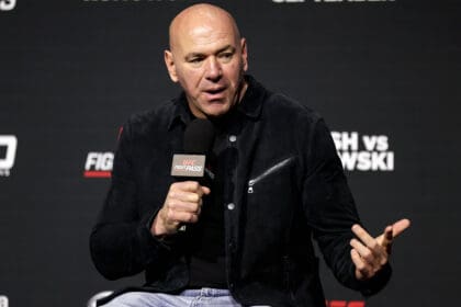 UFC Fight Pass Presents - Walsh vs Runowski Weigh-In, 3Arena, Dublin 19/9/2024 UFC CEO and President Dana White Dana White 19/9/2024 PUBLICATIONxNOTxINxUKxIRLxFRAxNZL Copyright: x INPHO/LaszloxGeczox LG_002269