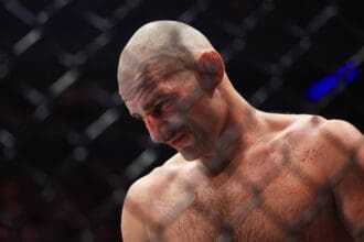 UFC 312 SYDNEY, Sean Strickland of United States looks on after his loss to Dricus Du Plessis of South Africa in their middleweight title bout during the UFC 312 event at Qudos Bank Arena in Sydney, Sunday, February 9, 2025. ACHTUNG: NUR REDAKTIONELLE NUTZUNG, KEINE ARCHIVIERUNG UND KEINE BUCHNUTZUNG SYDNEY NEW SOUTH WALES AUSTRALIA PUBLICATIONxNOTxINxAUSxNZLxPNGxFIJxVANxSOLxTGA Copyright: xMARKxEVANSx 20250209160333491385