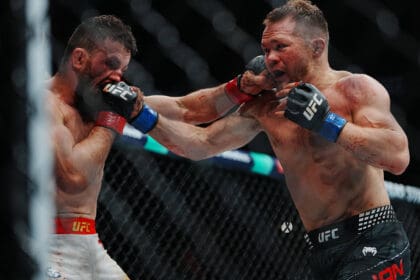 UFC 323 - Dvalishvili vs Yan 2 LAS VEGAS, NV - DECEMBER 6:Merab Dvalishivili and Petr Yan meet in the octagon for a 5-round Championship bout at UFC 323 - Dvalishvili vs Yan 2 at UFC Apex on December 6, 2025 in LAS VEGAS, NV Photo by Louis Grasse/PxImages LAS VEGAS, NV Las Vegas, NV United States PUBLICATIONxNOTxINxFRAxUK Copyright: xPXxImages/ABACAx