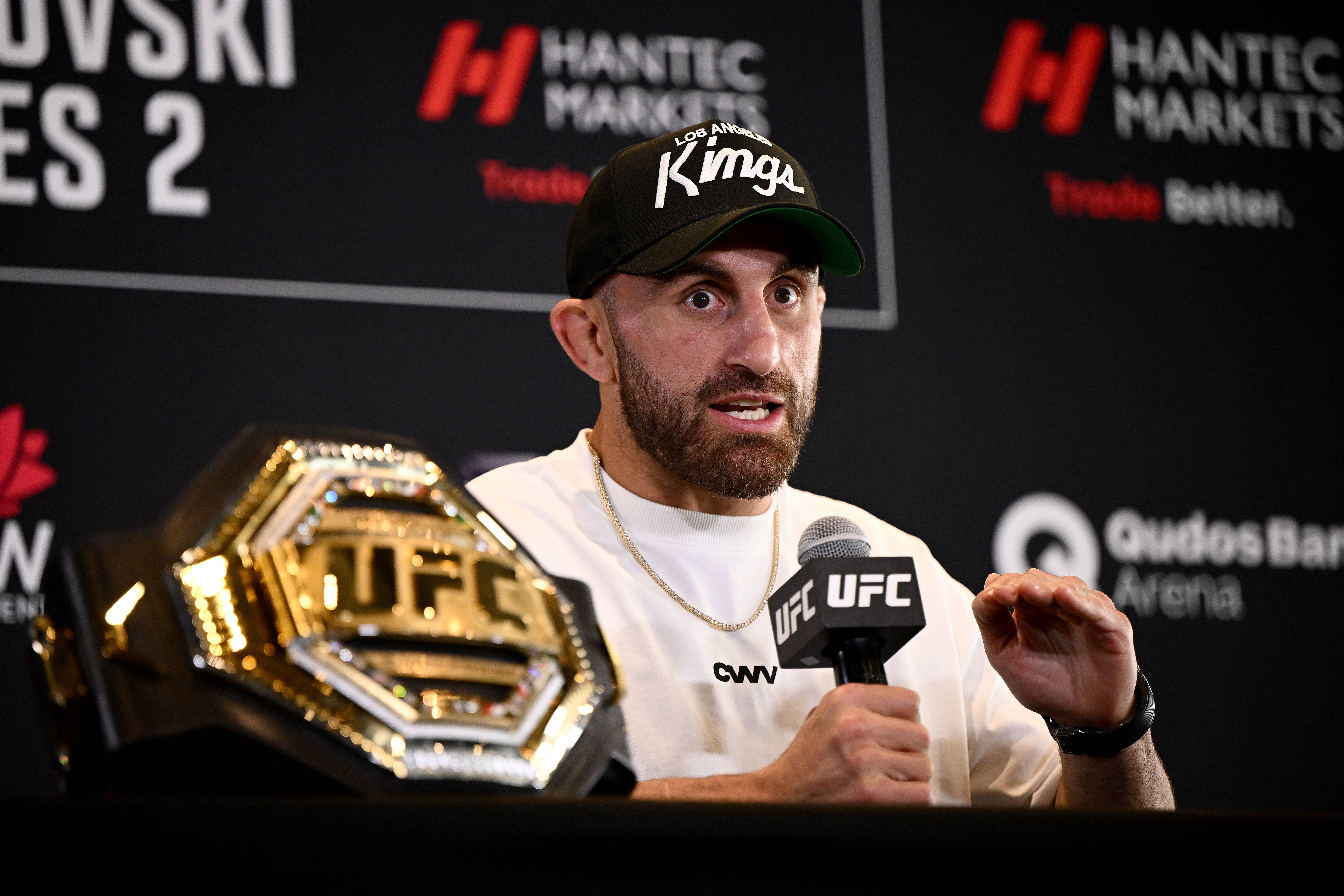 UFC 325 MEDIA DAY, UFC featherweight champion Alexander Volkanovski peaks to media during an UFC 325 media event in Sydney, Wednesday, January 28, 2026. NO ARCHIVING SYDNEY NEW SOUTH WALES AUSTRALIA PUBLICATIONxNOTxINxAUSxNZLxPNGxFIJxVANxSOLxTGA Copyright: xBIANCAxDExMARCHIx 20260128157714124781