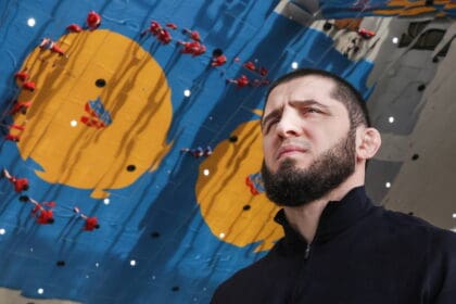 RUSSIA, MOSCOW - FEBRUARY 18, 2026: MMA fighter Islam Makhachev makes a visit to the International Sambo and Boxing Centre, Luzhniki Olympic Complex. He has been named the Global Ambassador of Sambo. Valery Sharifulin/TASS PUBLICATIONxINxGERxAUTxONLY 88902827