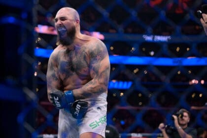 September 19, 2026, Los Angeles, California, USA: SEAN SHARAF defeated GABLE STEVESON by KO left hand at 0:12 of Round 1 during UFC 331 at the Crypto.com Arena in Los Angeles Los Angeles USA - ZUMAo117 20260919_zsp_o117_035 Copyright: xMikaelxOnax