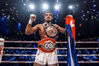 Do you know this man? It's time to get familiar with IBF World Super Middleweight champion Osleys Iglesias. Photo: Eye of the Tiger