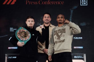 Dalton Smith doesn't intend to let Alberto Puello take his belt on Saturday. Photo: Matchroom Boxing